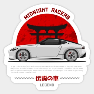 Tuner White 400Z JDM Sticker